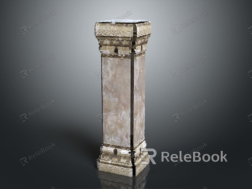 Columns Stone Columns Stone Columns Old Columns Roman Columns Roman Columns Classical Columns Greek Columns model