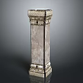 Columns Stone Columns Stone Columns Old Columns Roman Columns Roman Columns Classical Columns Greek Columns 3d model