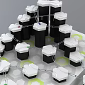 Puzzle Toy Stitching Combination Building Blocks Lego Toy Assembling Pinball Toy 3d model