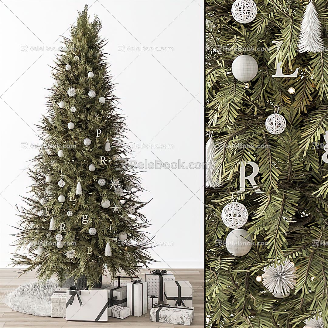 Modern Christmas Tree 3d model