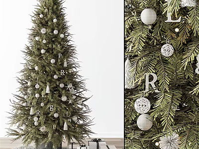Modern Christmas Tree 3d model
