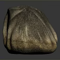 Natural Wooden Stone Decorative Sculpture With Textured Surface For Home