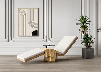 Modern recliner 3d model