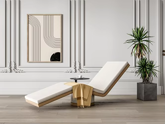Modern recliner 3d model
