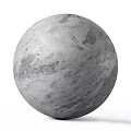 Spherical Component with Gray Textured Surface and Smooth Round Design 3d model