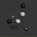 modern rocket engine 3d model