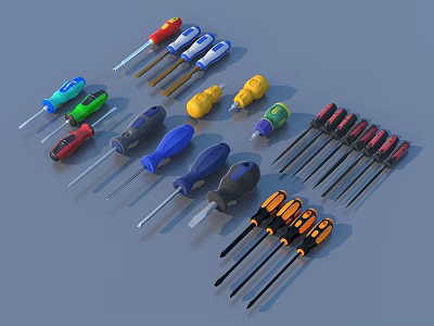 Screwdriver screwdriver hardware tools 3d model