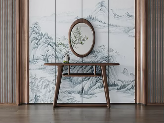 New Chinese-style Duan Jing Tai Entrance 3d model