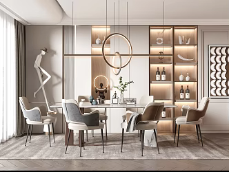 Modern Restaurant 3d model