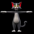 Cat and Mouse Tom 3d model