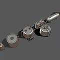 Industrial Equipment Featuring Stainless Steel Storage Tanks And Piping Systems