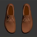 Orange Lace Up Casual Shoes With Classic Style For Daily Wear And Comfort