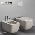 Modern Bathroom Toilet with 5 Color Options and Sleek Sink Design for Contemporary Spaces