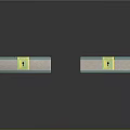 Decorative Boxes With Blue Intricate Patterns And Gold Lock Details