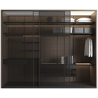 Modern Cloakroom Wardrobe 3d model