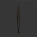 Vintage Military Submarine Watercraft With Streamlined Steel Hull And Conning Tower Design