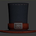 Modern hat world famous painting 3d model