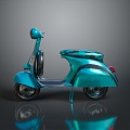 Scooter Motorcycle Two-wheeled Motocross Motorcycle Road Race Motorcycle Motor Vehicle 3d model