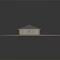 Spacious Detached Villa With Gray Roof Wooden Exterior Green Lawn And Pathway Design