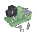 Tool Grinding Machine Small Truck 3d model