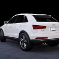 White Modern SUV Car With Sleek Exterior Design And Black Alloy Wheels