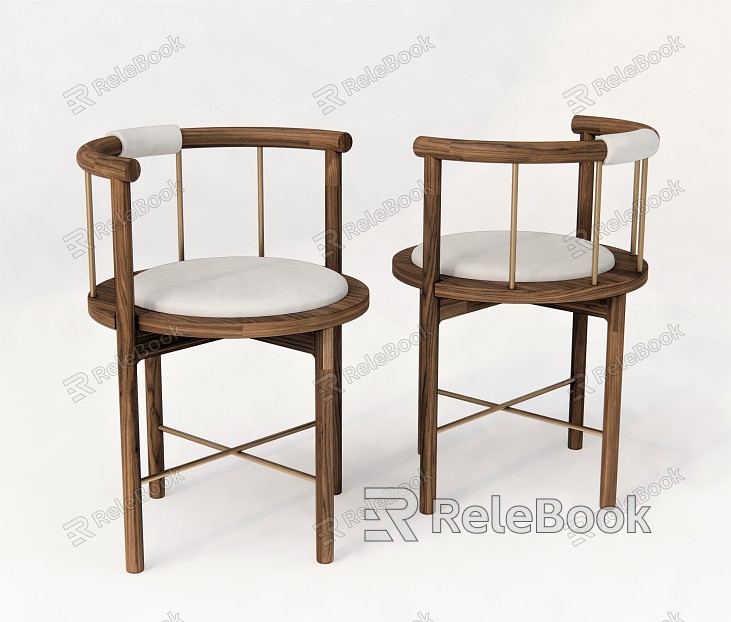 New Chinese Dining Chair Tea Chair Tea Seat Leisure Chair Coffee Chair model