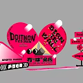 Fun Sports Fashion Photo Spot With Sign Wall Motivational Slogans And Welcome Arrows