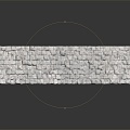 Stone pavement Road path Stone pavement 3d model