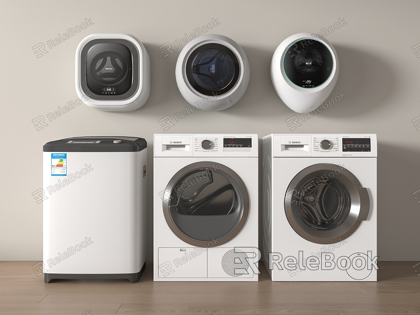 Modern Washing Machine Wall Mounted Washer Dryer model