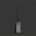 Car Battery With Metal Case And Long Antenna Like Terminal