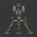 Robot Assistant Small Robot Butler 3d model