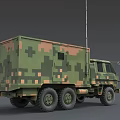 unit command vehicle military command vehicle battalion command vehicle command vehicle shelter command vehicle military communication vehicle support vehicle 3d model
