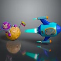 Monkey Cartoon Monkey Anime Monkey Style Monkey Fantasy Style Monkey 3d model