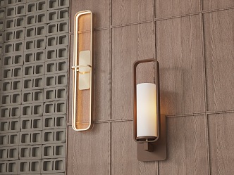 Wall lamp combination 3d model