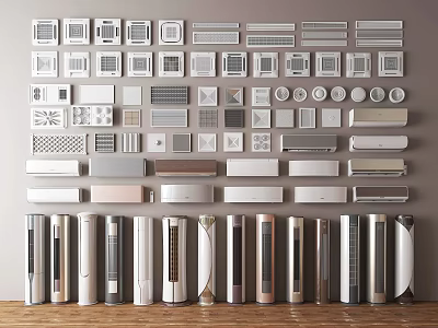 Air Conditioning Vertical Air Conditioning Hanging Air Conditioning Air Conditioning Air Outlet Air Conditioning Cabinet Central Air Conditioning Air Conditioning External Unit 3d model