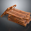 Stacked Durable Wooden Pallets For Home Storage And Household Organization Needs
