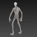 Zombie Monster Character Mutant Creature Walking Dead Zombie Game Character 3d model