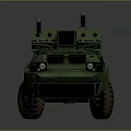 Green Military Armored Vehicle With Top Mounted Missile And Z Symbol Marking