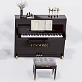 Modern Piano Combination 3d model