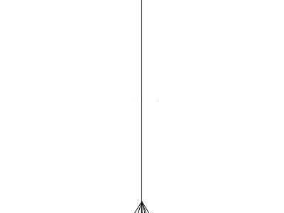 Minimalist Modern Pendant Light For Home Interior With Simple Linear Hanging Structure Design 3d model