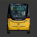 minibus minivan driverless bus school bus van box car 3d model