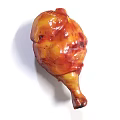 Juicy Golden Brown Roast Chicken Leg With Crispy Skin And Delicious Flavor