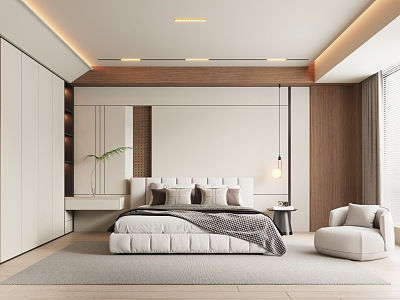 Modern Bedroom 3d model