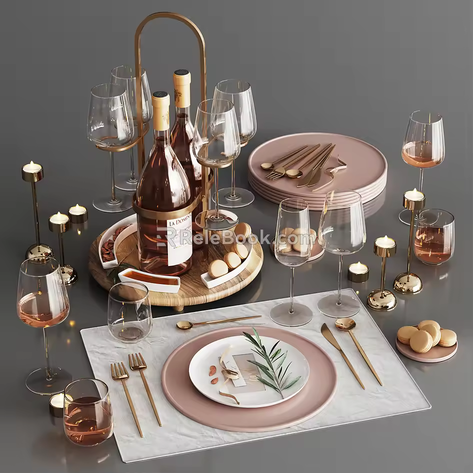 Tableware 3d model