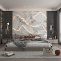 New Chinese bedroom 3d model