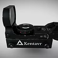 Kentavr Tactical Scope With Black Body And Adjustable Lens For Shooting