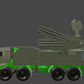 Armor missile car 3d model