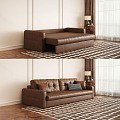 Modern Folding Sofa Bed 3d model