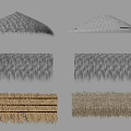 Various Straw Thatch Roof Designs For Outdoor Garden And Patio