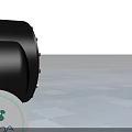 Robust Industrial Mechanical Assembly With Rotating Shaft Precision Bearings And Reinforced Metal Housing
